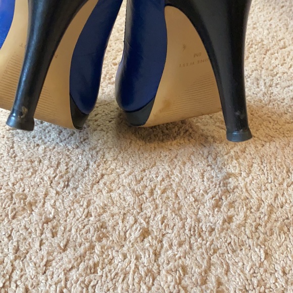 Nine West two toned heels - Picture 4 of 6